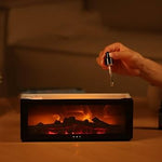 Humidificateur d'air pour cheminée, diffuseur d'huiles essentielles et d'arômes